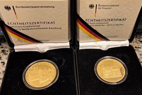 100 euro goldmünze - euro,